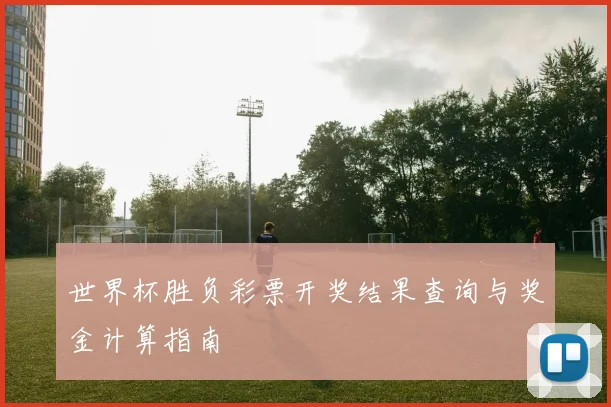 世界杯胜负彩票开奖结果查询与奖金计算指南